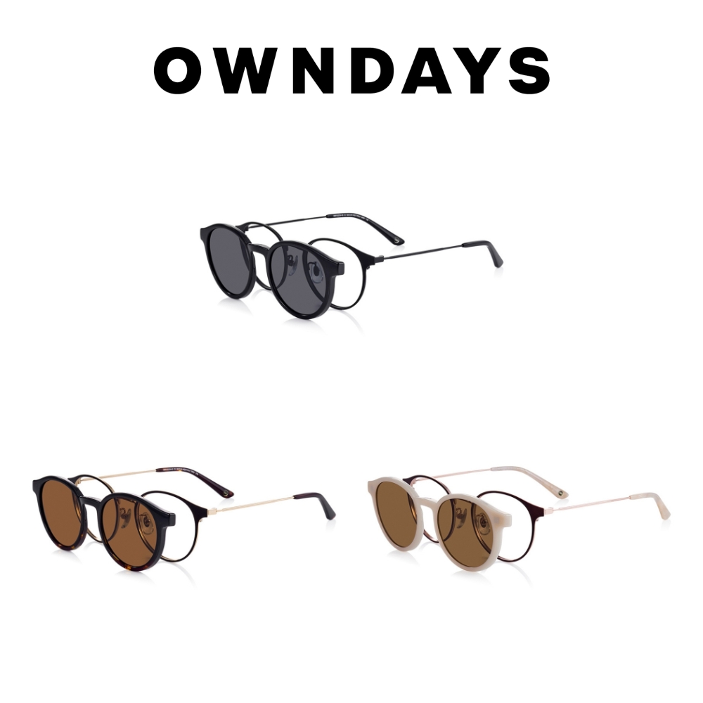 OWNDAYS SNAP系列磁吸式兩用光學偏光墨片鏡框(SNP1023X-4S)