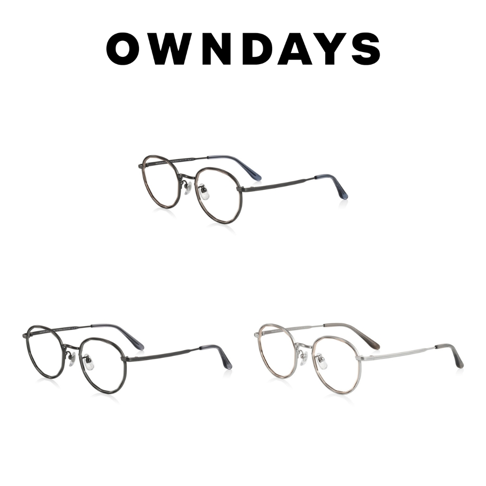 OWNDAYS 品牌10週年限定日本製圓框款鈦金屬鏡框 TWSP1004Z-4A