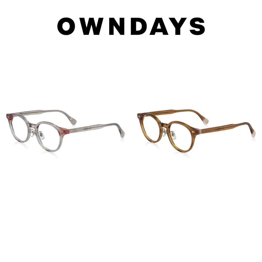 OWNDAYS 湯姆貓與傑利鼠85週年聯名限定款 威靈頓款膠框金屬光學鏡框 TJ2002B-5S