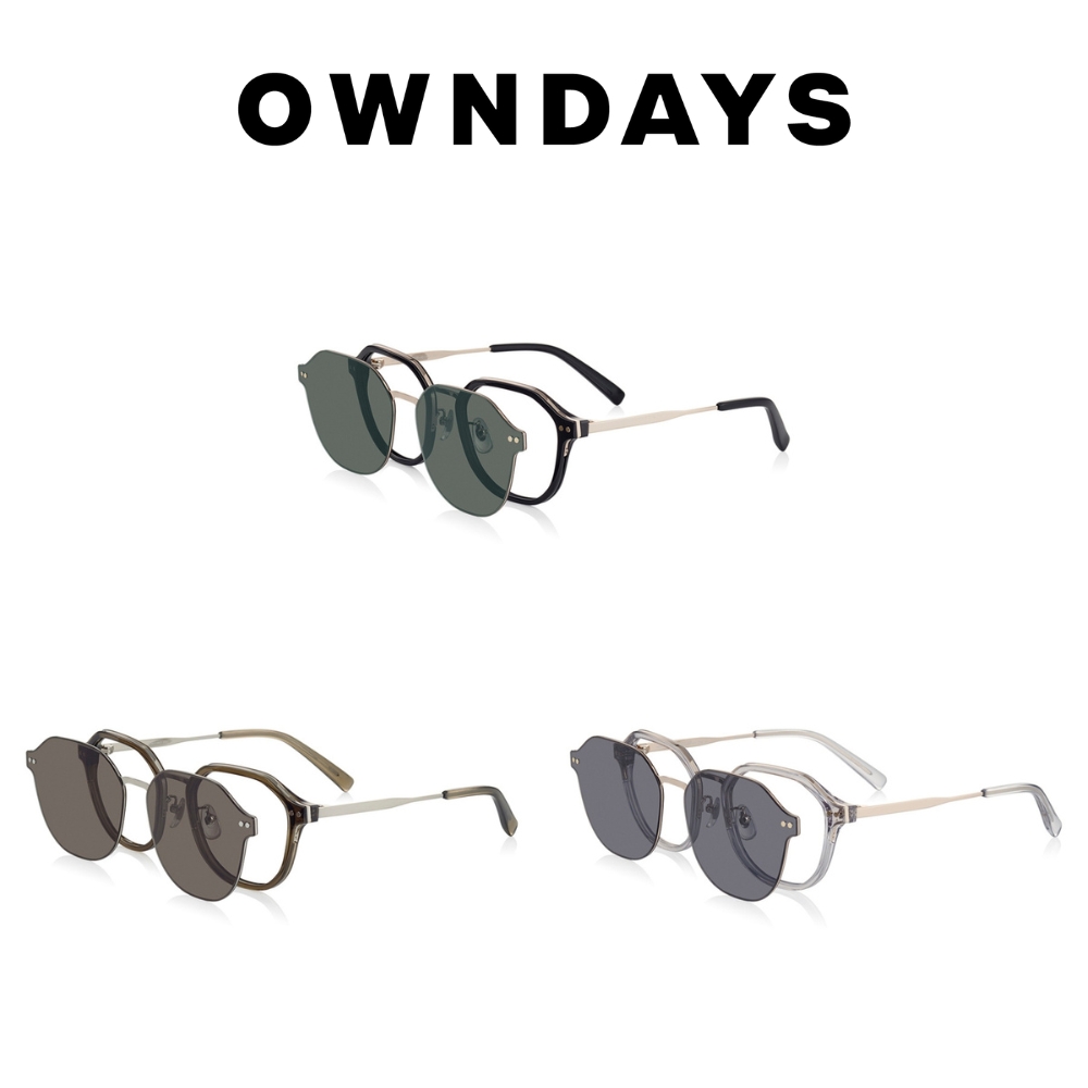 OWNDAYS SNAP系列磁吸式兩用 金屬光學鏡框 SNP2022N-5S