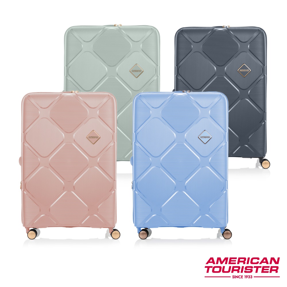AMERICAN TOURISTER 美國旅行者 20吋Instagon 防盜拉鍊可擴充避震飛機輪PP硬殼登機箱(多色可選)