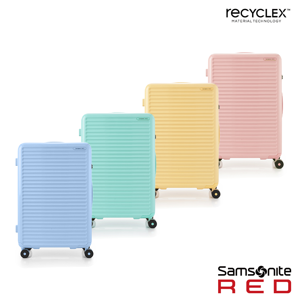 Samsonite RED 28吋 TOIIS BLOSSOM 極簡線條可擴充PC防盜拉鍊行李箱(多色可選)