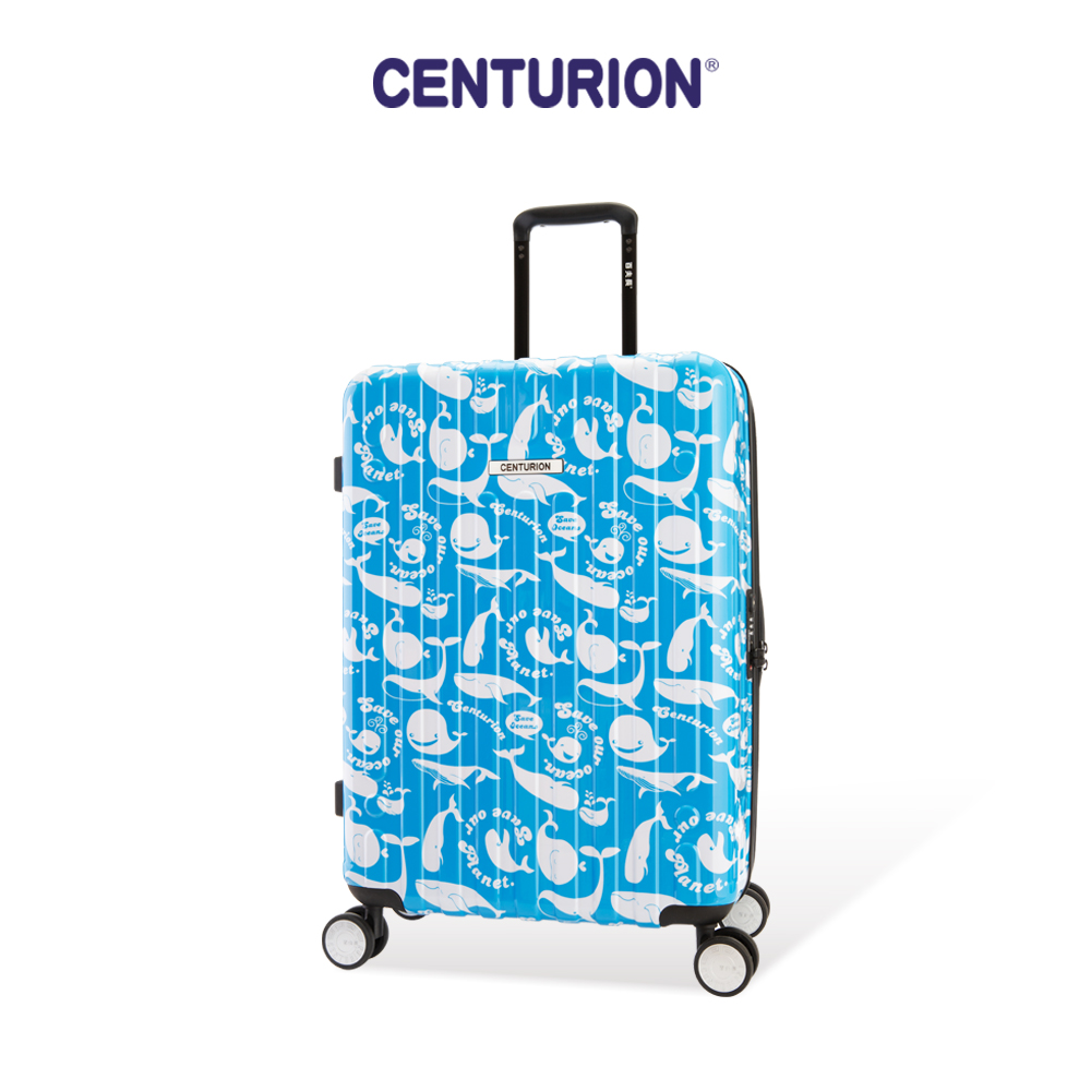 【CENTURION 百夫長】 24吋 商務艙 旅行箱 藍色海洋 行李箱 跑車箱