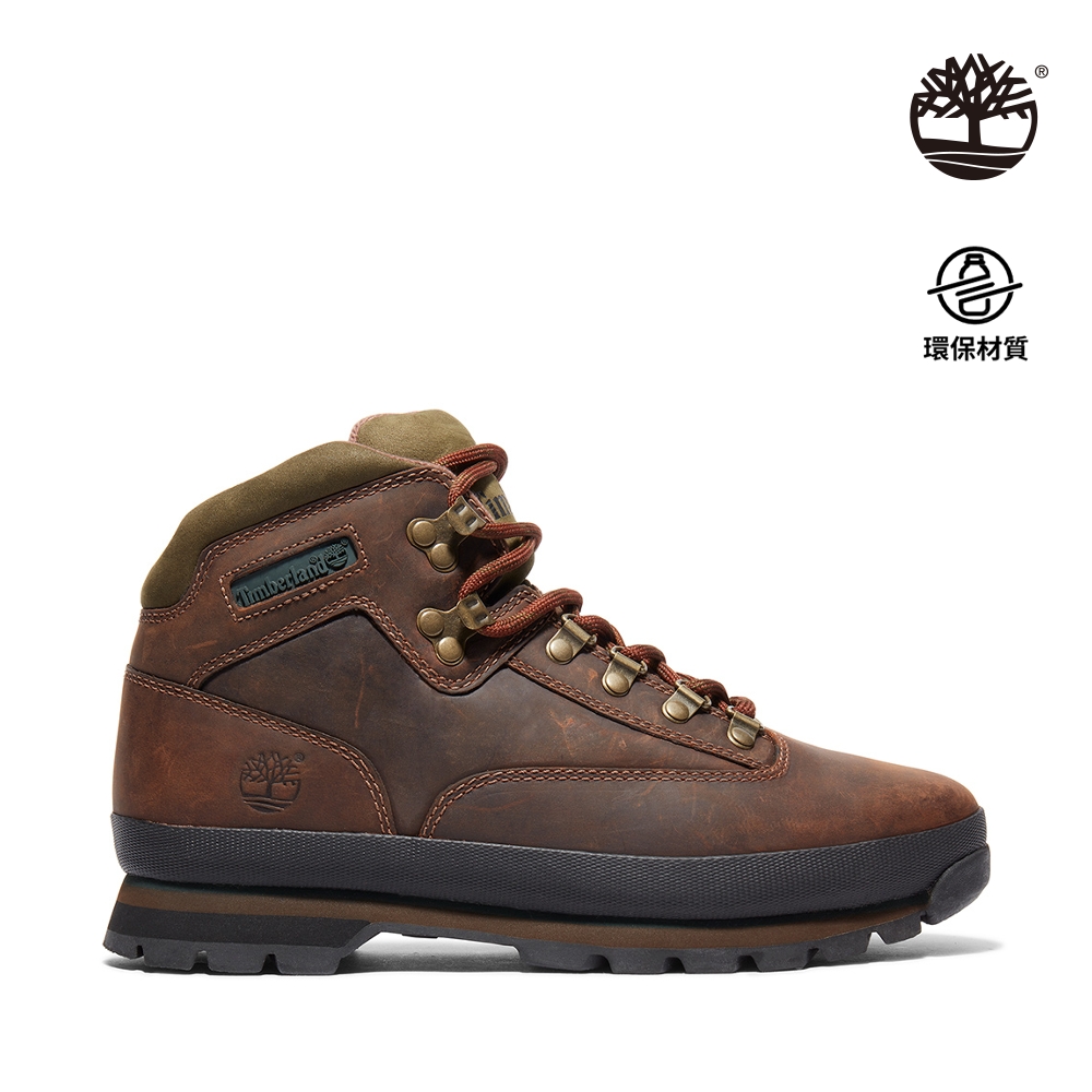 Timberland 男款棕褐色Euro Hiker中筒健行靴|95100214