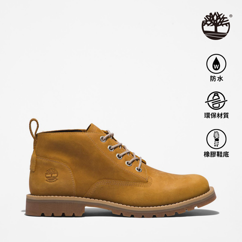 Timberland 男款小麥色防水中筒休閒靴|A2AKT231