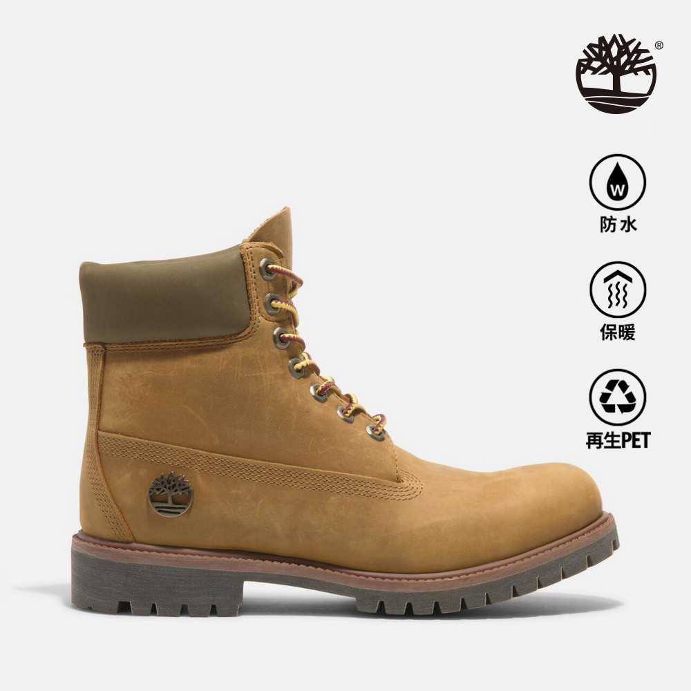 Timberland 男款小麥色Timberland® Premium防水6吋靴|A2P6WEN1