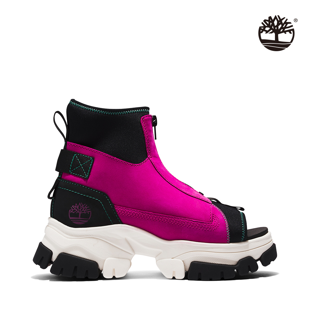 Timberland 女款淺粉色磨砂革涼鞋靴|A5W3GA45