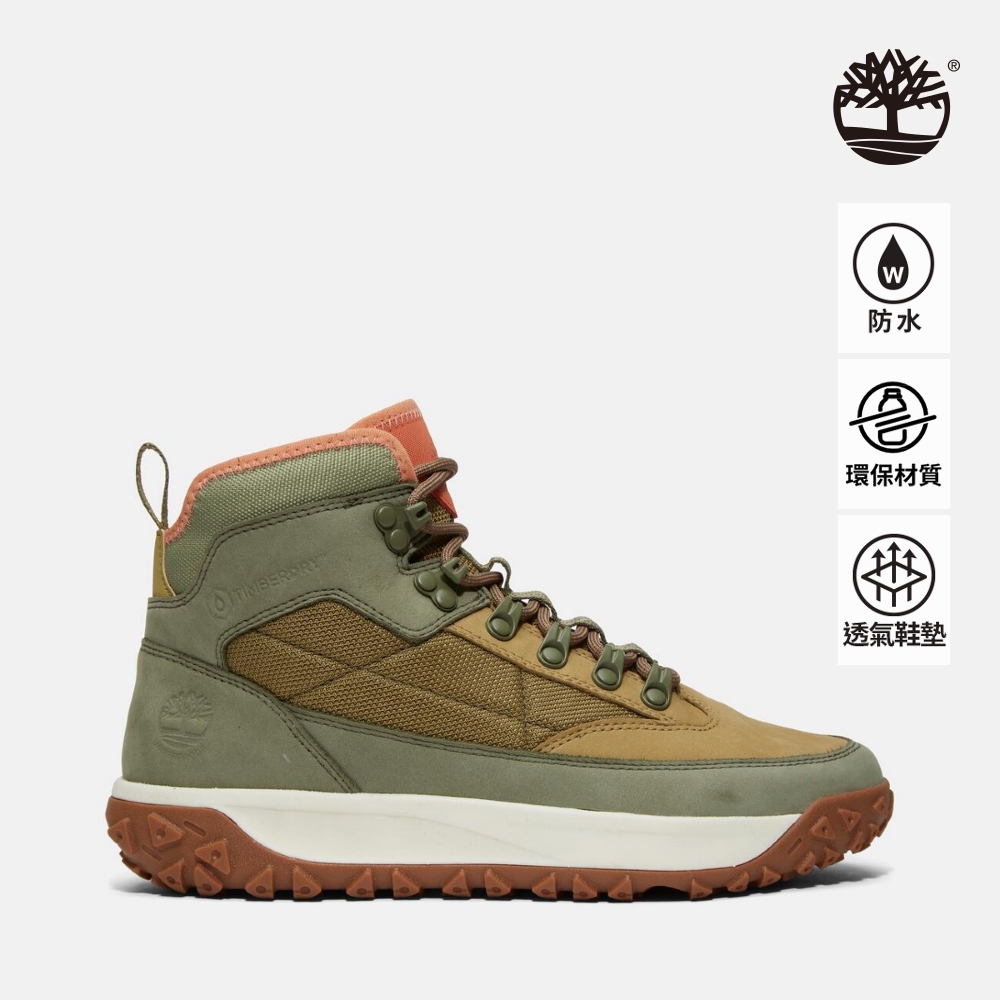 Timberland 女款深綠色 Greenstride™ Motion 6 低筒防水健行鞋|A2K14EO6