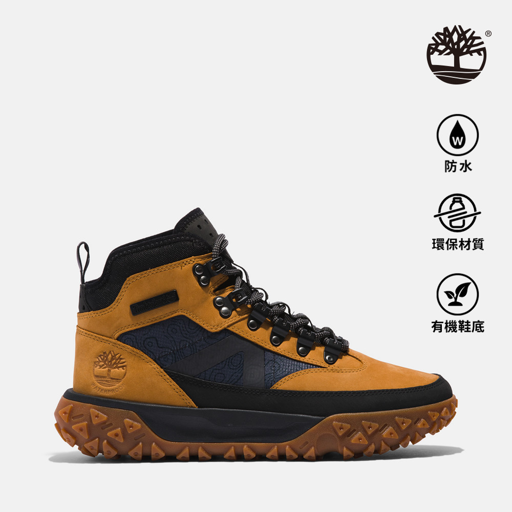 Timberland 男款小麥色GreenStride™ Motion 6防水中筒健行鞋|A67JC231