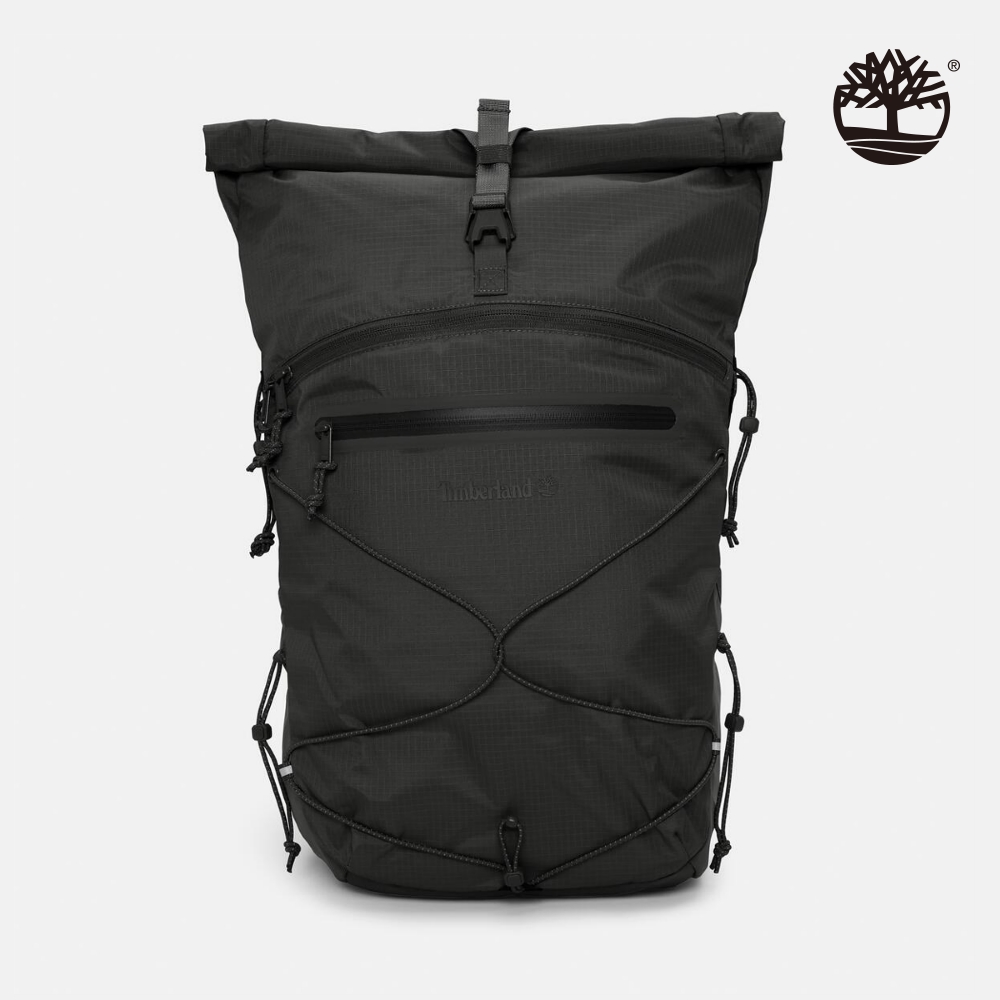 Timberland 中性黑色大容量健行後背包|A5SMY001