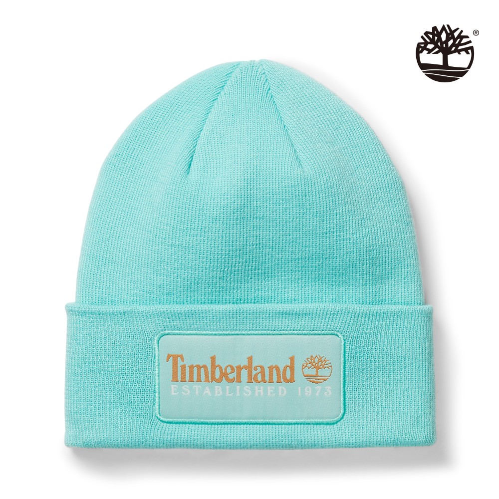 Timberland 中性薄荷藍針織毛帽|A2PTDEB9