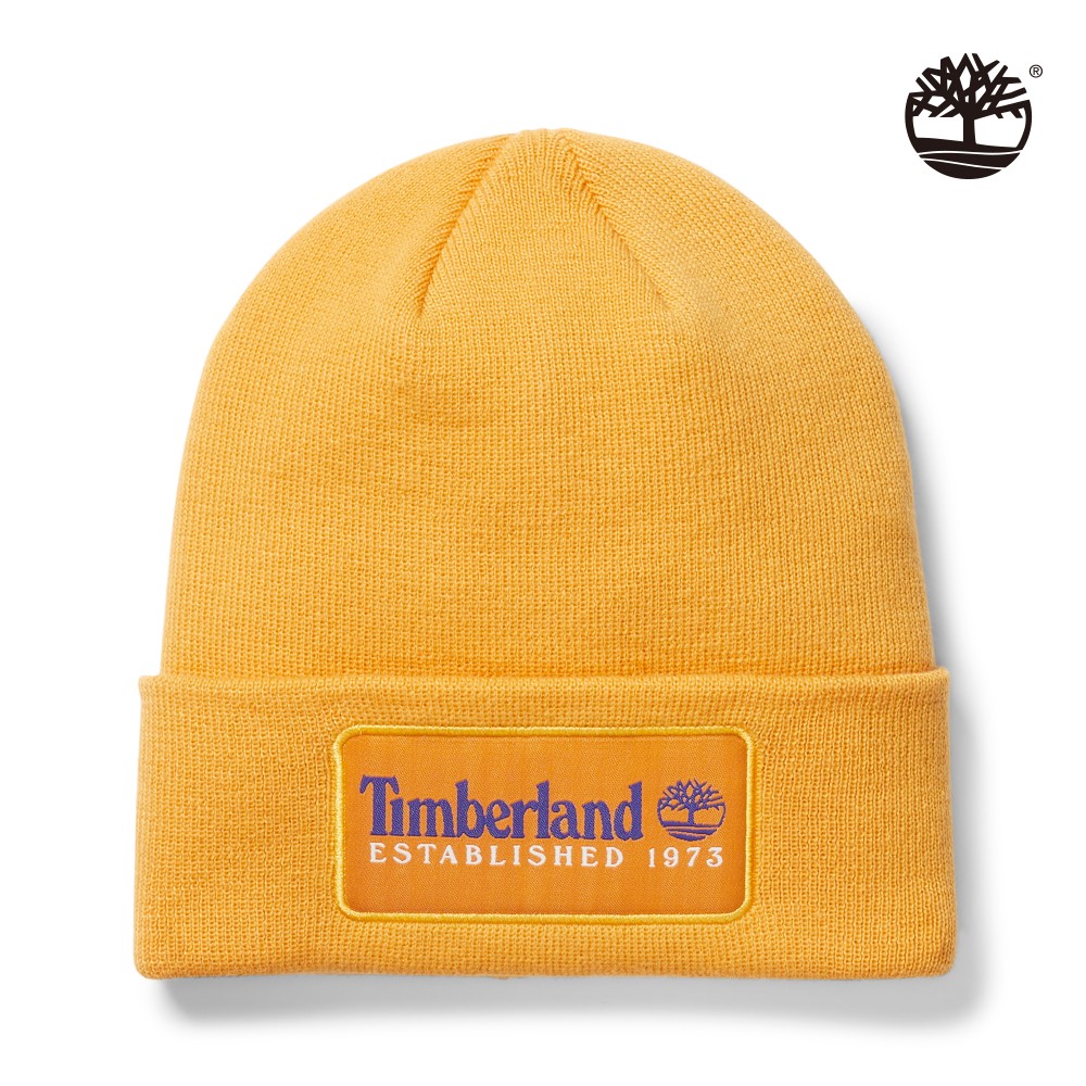 Timberland 中性橙黃色針織毛帽|A2PTD804