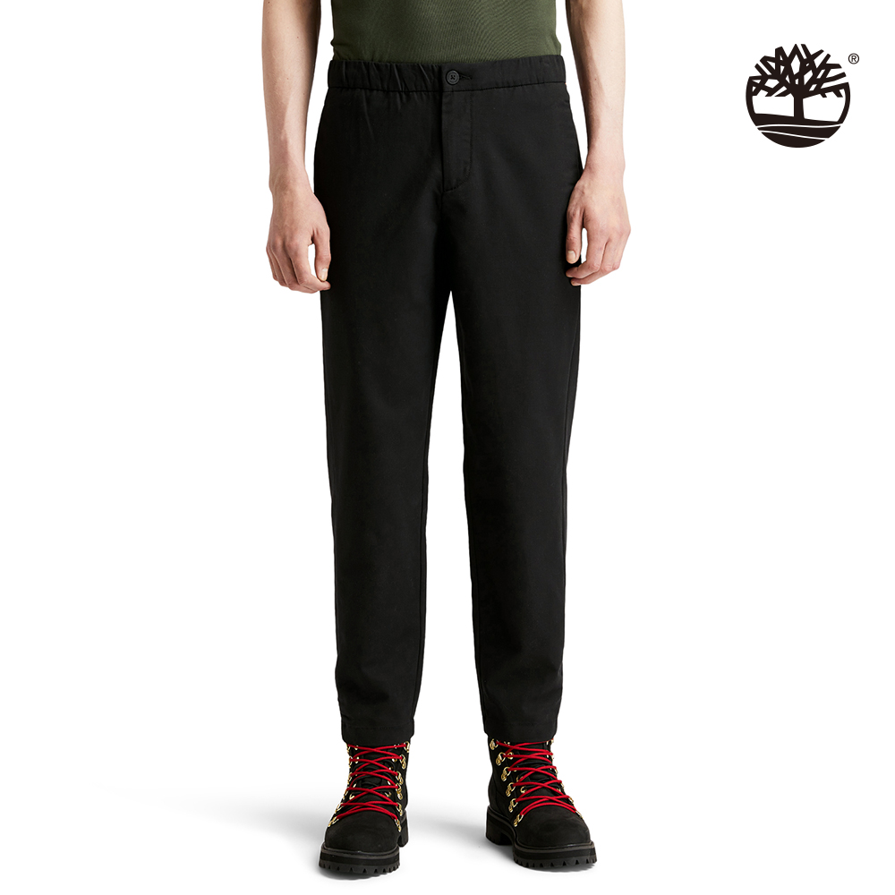 Timberland 男款黑色Re-Comfort寬鬆錐形EK+九分褲|A25RM001