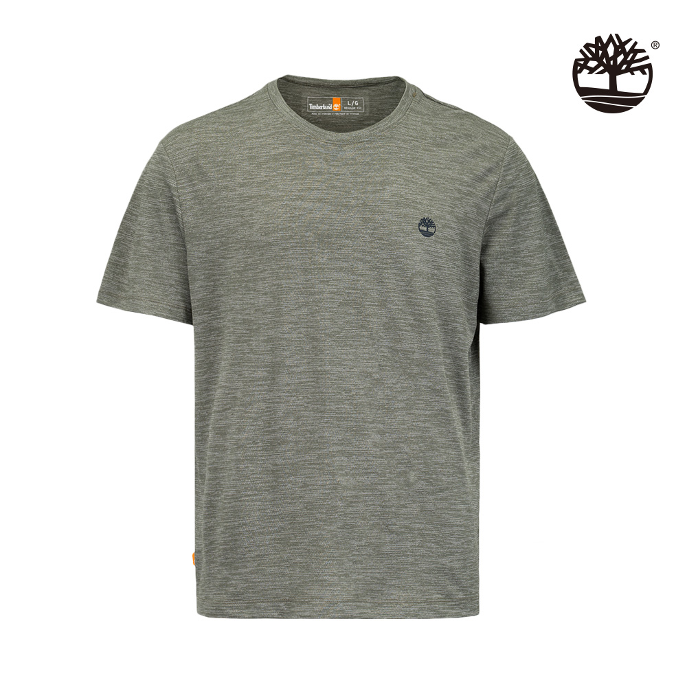Timberland 中性灰色LOGO短袖T恤|A5PXT590