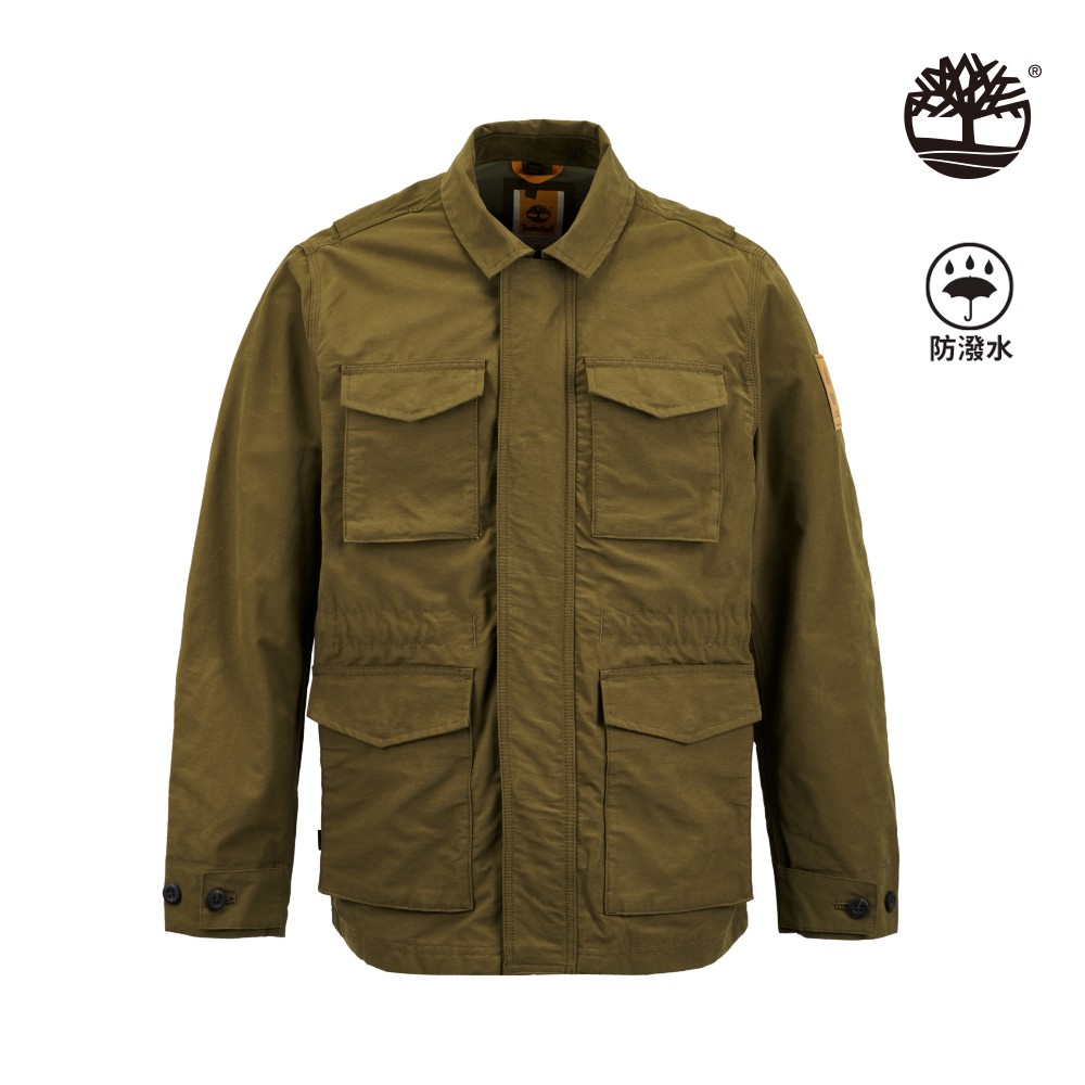 Timberland 男款深橄欖色防潑水戰地外套|A29SU302