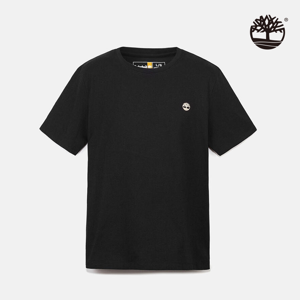 Timberland 中性黑色背后圖案短袖T恤|A6EZW001