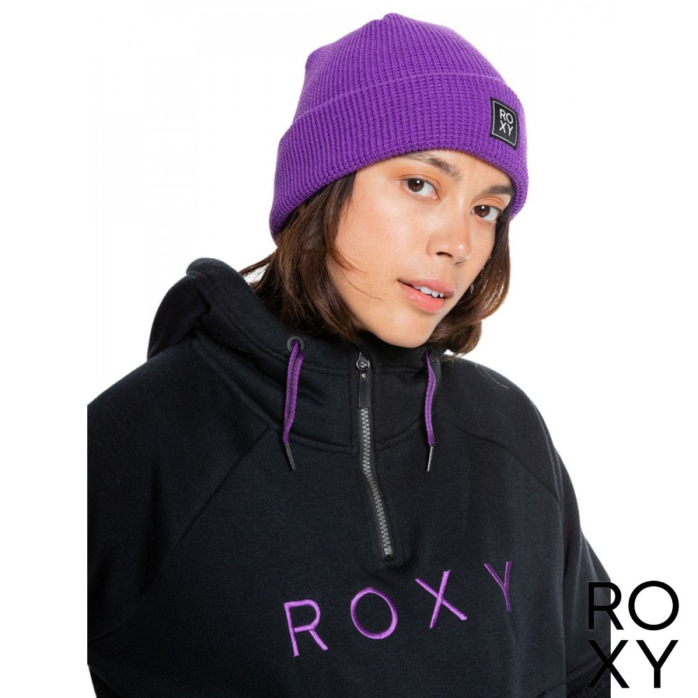 【ROXY】HARPER BEANIE 毛帽 紫色
