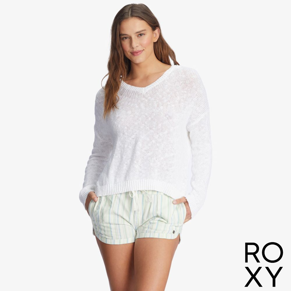 【ROXY】SANDY BAY BEACH 針織衫 白色