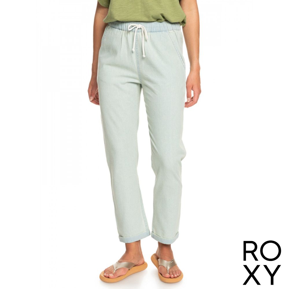 【ROXY】SLOW SWELL REGULAR 長褲 淺藍
