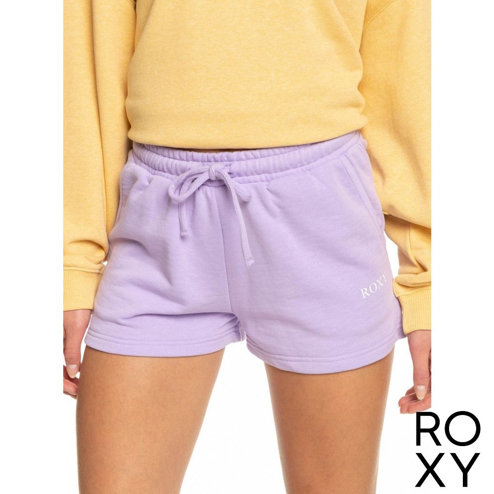 【ROXY】SURF STOKED SHORT TERRY 短褲 紫色