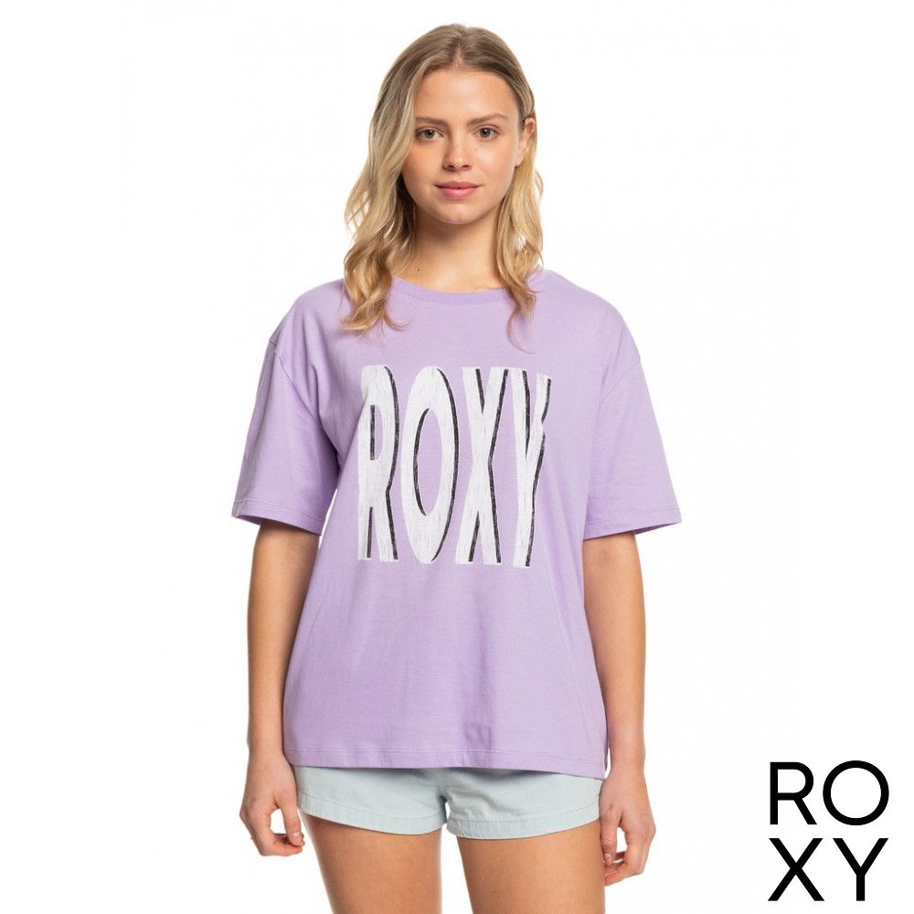 【ROXY】SAND UNDER THE SKY 短袖T恤 紫色