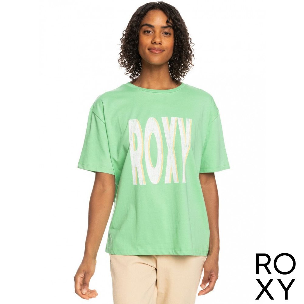 【ROXY】SAND UNDER THE SKY 短袖T恤 綠色