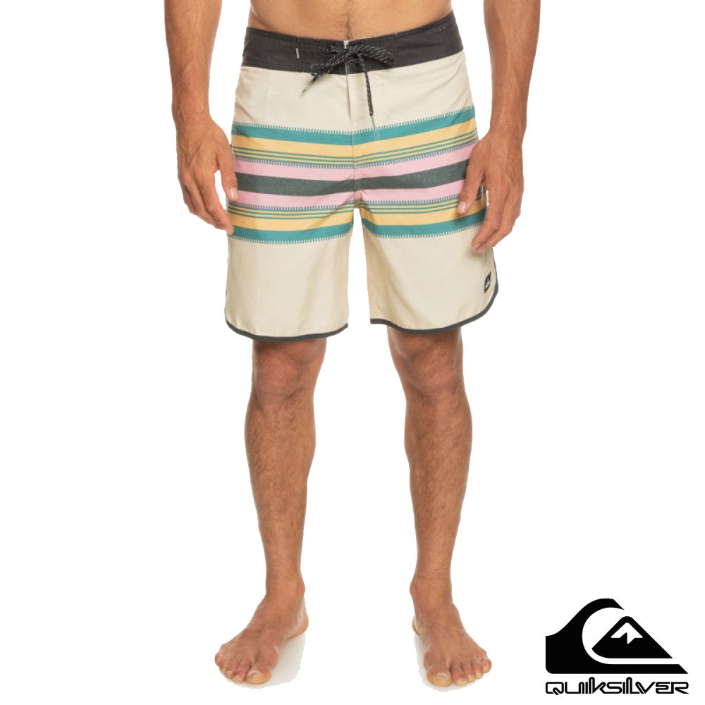 【QUIKSILVER】EVERYDAY SCALLOP 19 衝浪褲 白色