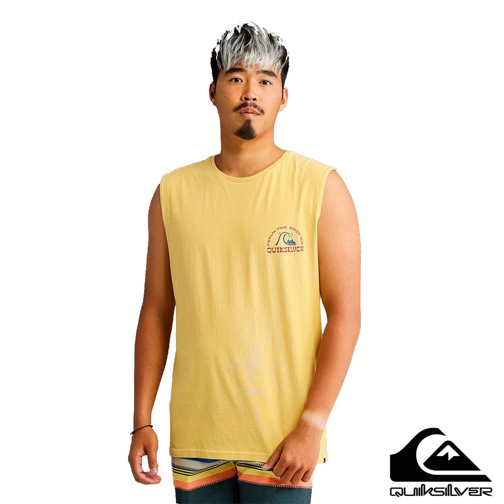 【QUIKSILVER】NEW TAKE MUSCLE 背心 黃色