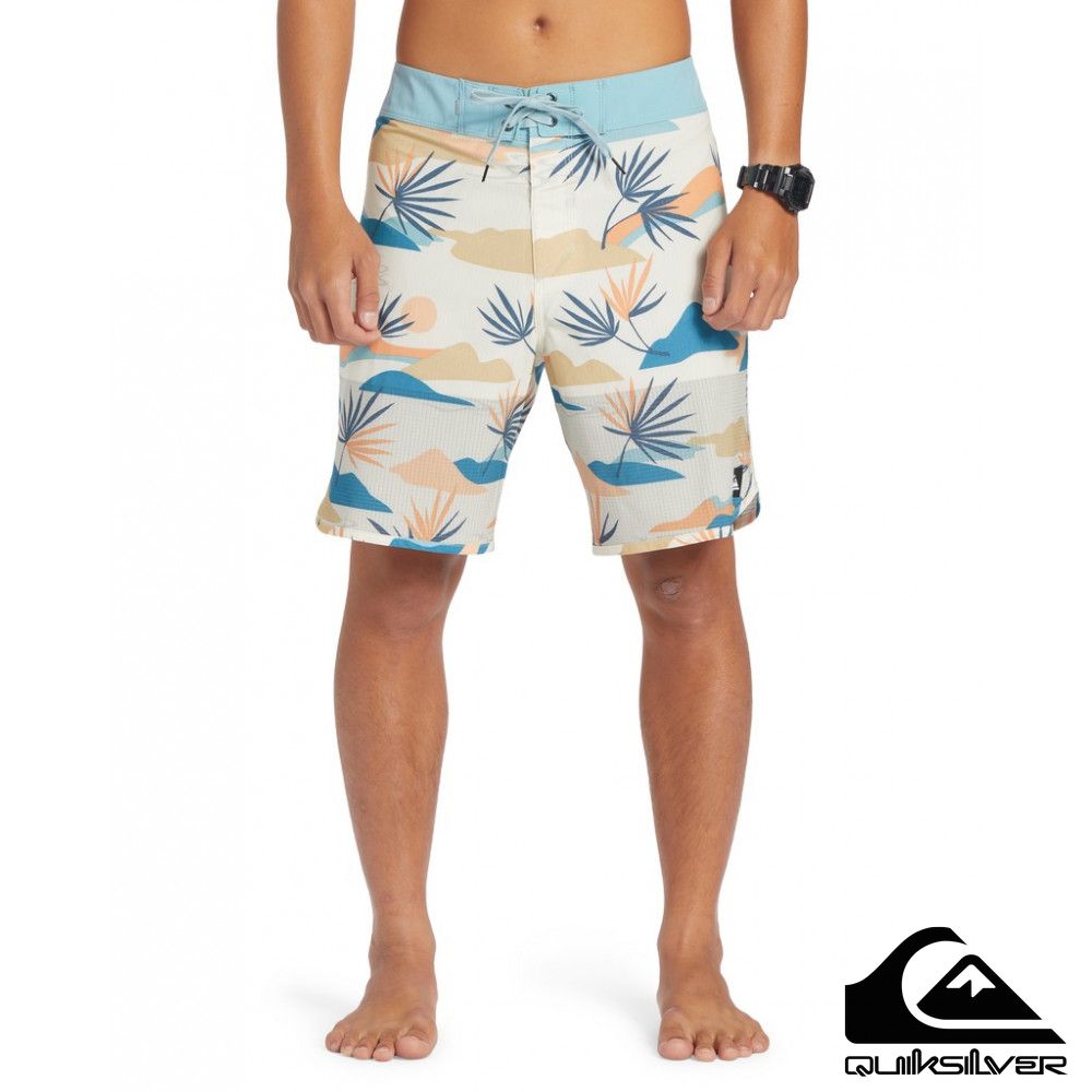 【QUIKSILVER】HIGHLITE SCALLOP 19 衝浪褲 白色