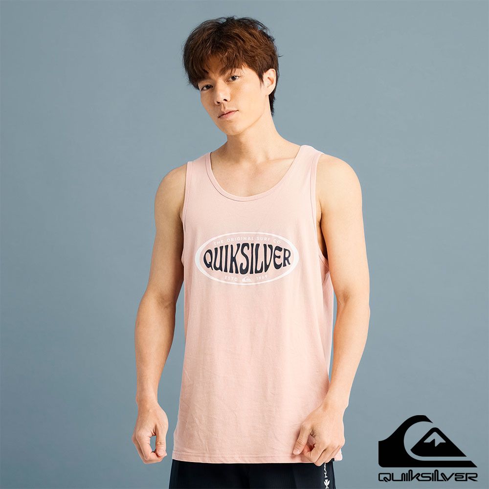 【QUIKSILVER】IN CIRCLES TANK 背心 粉紅