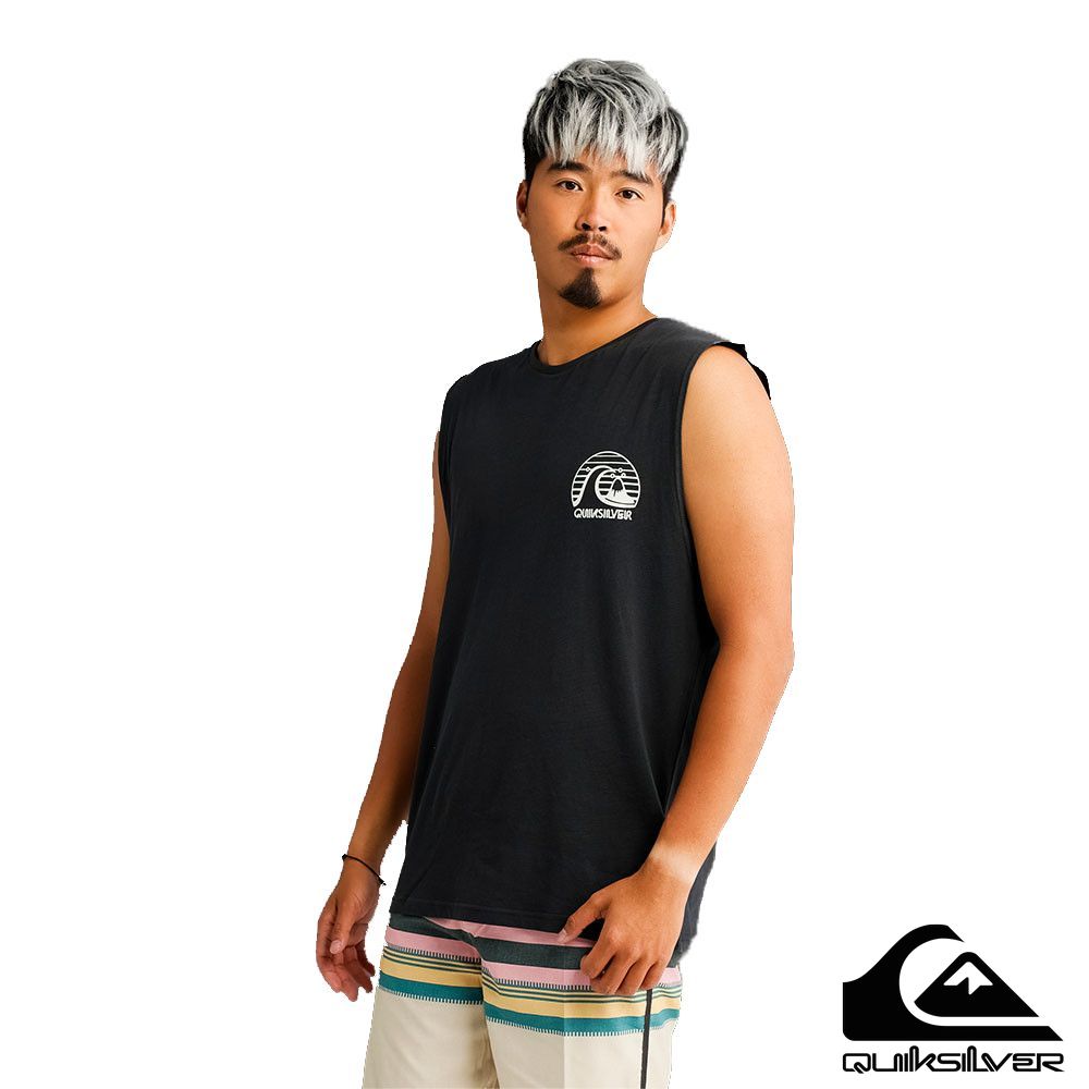 【QUIKSILVER】BOLD MOVE MUSCLE 背心 黑灰