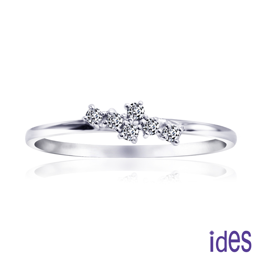ides愛蒂思 日本設計E/VS1鑽石戒指無名指戒尾戒/繽紛（18K）