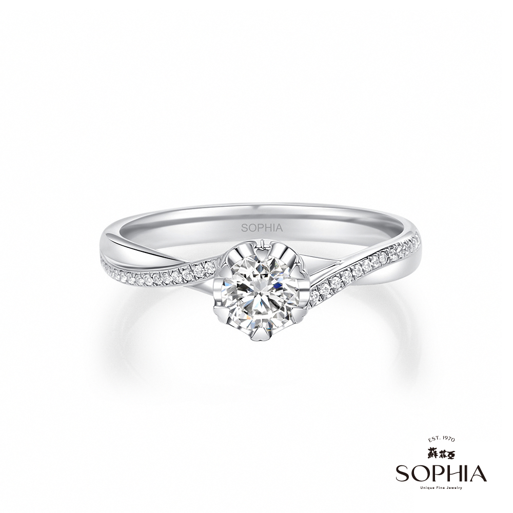 SOPHIA 蘇菲亞珠寶 - 心願 0.30克拉 18K白金 鑽石戒指