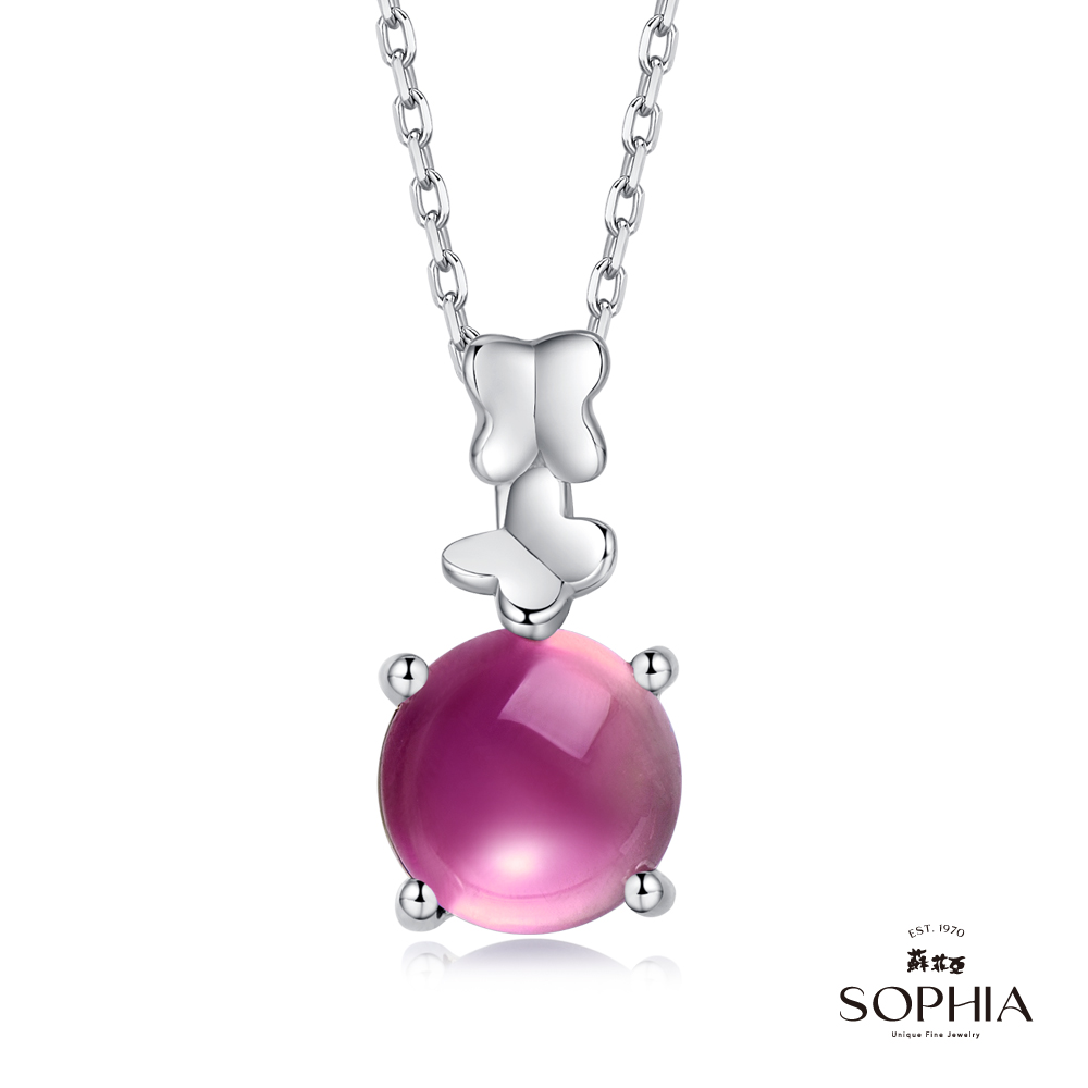 SOPHIA 蘇菲亞珠寶 - 玩美寶石系列-雙飛石榴石 S925純銀 寶石項墜