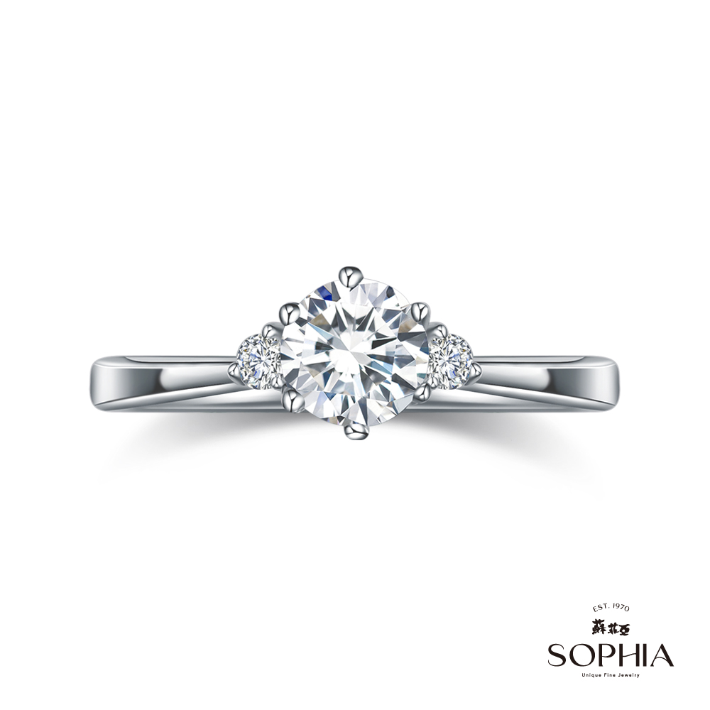 SOPHIA 蘇菲亞珠寶 - 寵愛 50分 F/VVS1 18K金 鑽石戒指