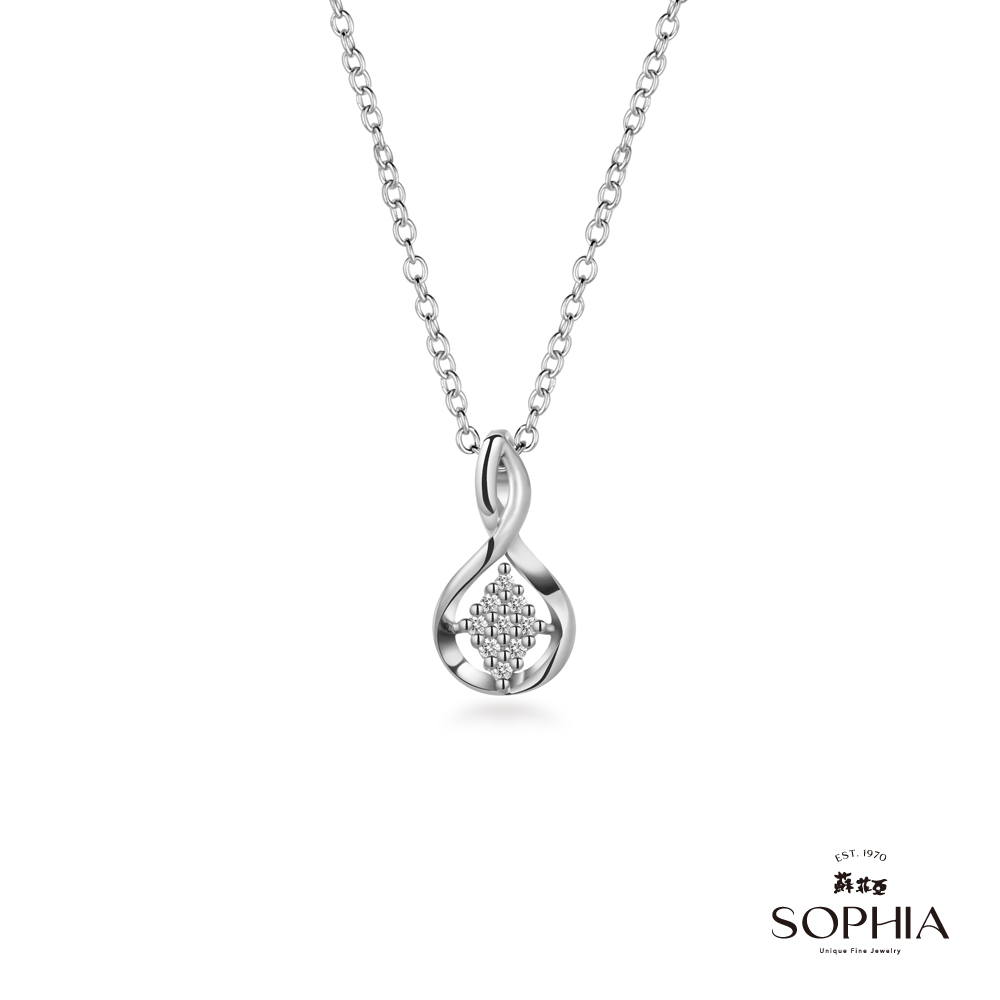 SOPHIA 蘇菲亞珠寶 - 媞娜 14K金 鑽石項墜