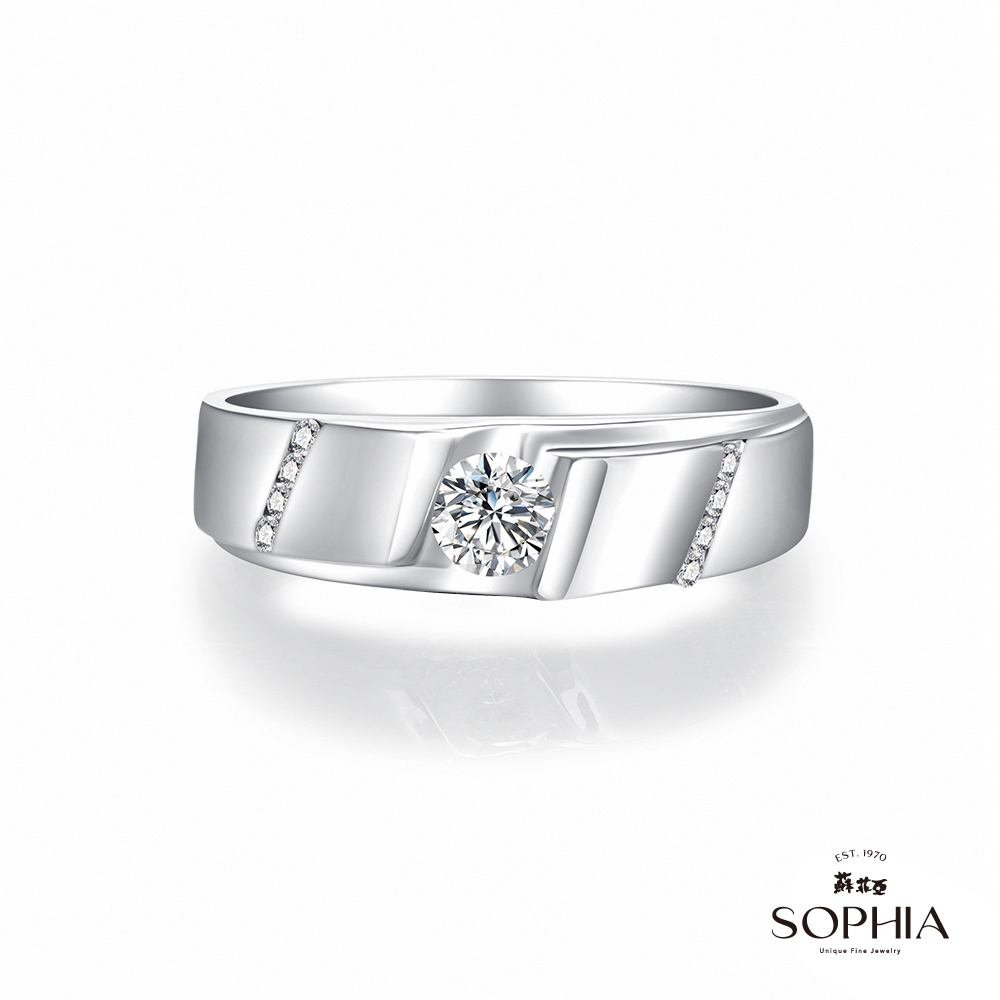 SOPHIA 蘇菲亞珠寶 - 維洛納 0.20克拉 18K白金 鑽石戒指