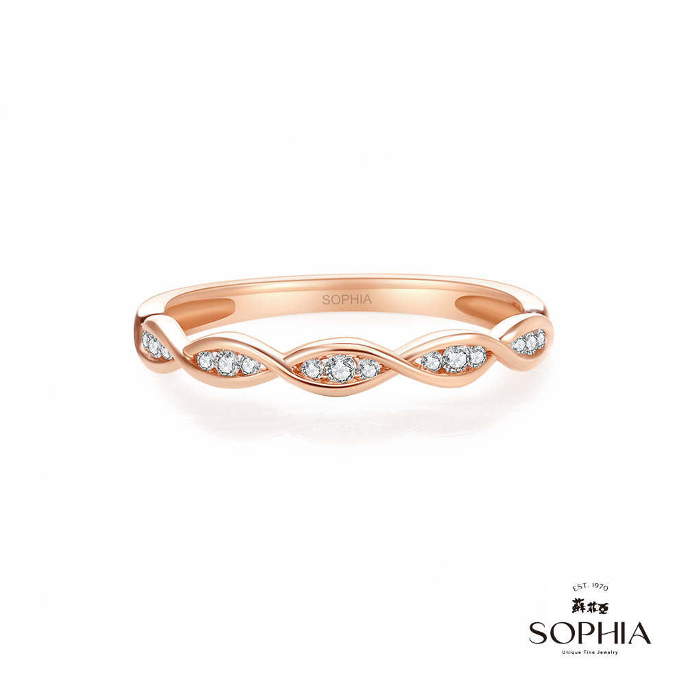 SOPHIA 蘇菲亞珠寶 - 赫拉 18K玫瑰金 鑽石戒指