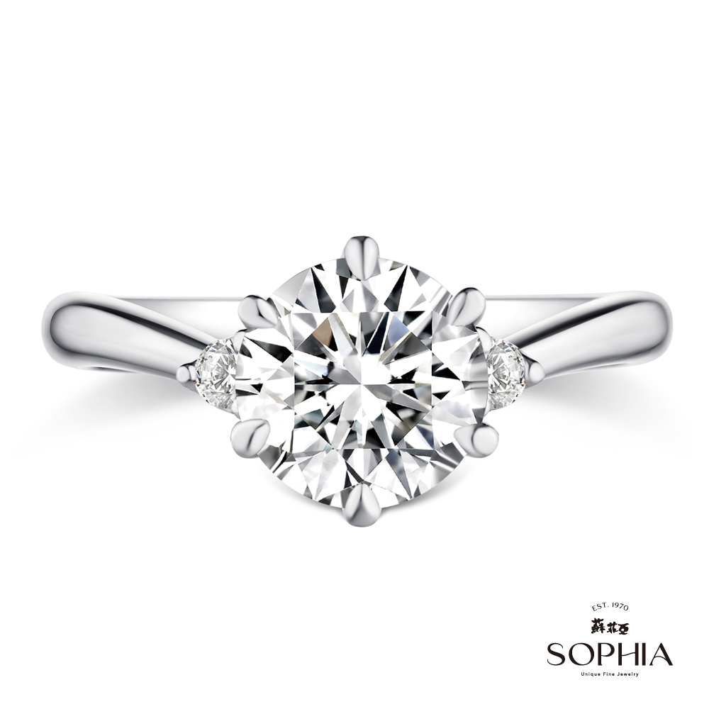 SOPHIA 蘇菲亞珠寶 -相伴 1.00克拉FVS2鑽石戒指