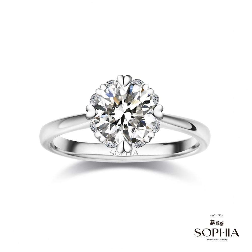 SOPHIA 蘇菲亞珠寶 - 費洛拉S 1.00克拉FVS2鑽石戒指