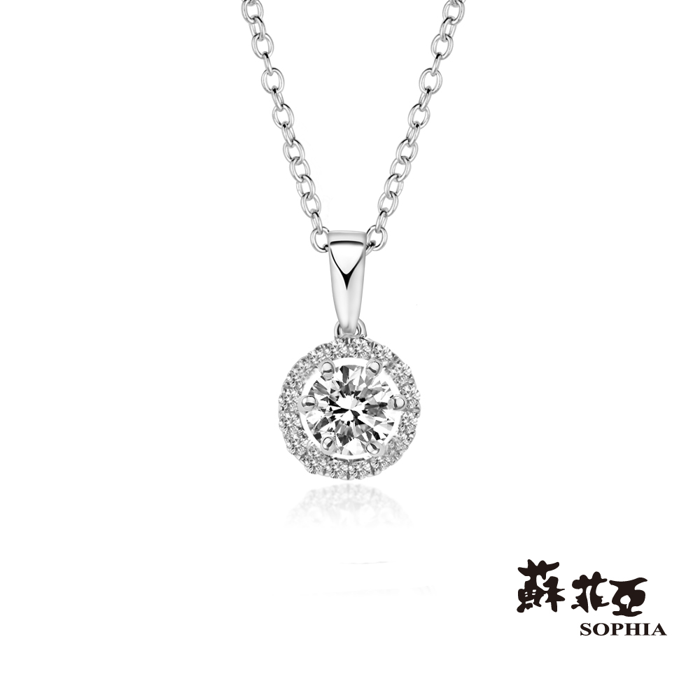 SOPHIA 蘇菲亞珠寶 - 簡愛 10分 18WK 鑽石項鍊
