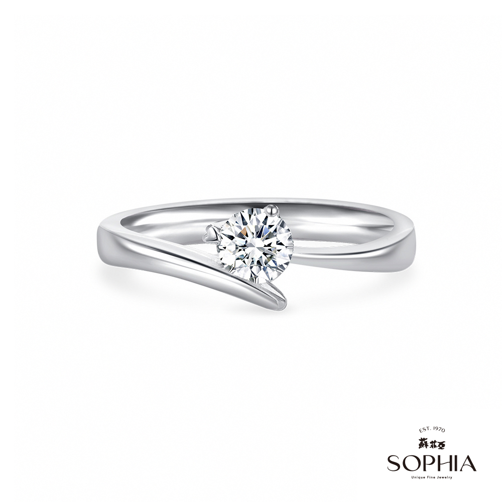 SOPHIA 蘇菲亞珠寶 - 傾心 GIA 30分 G/SI2 18K金 鑽石戒指