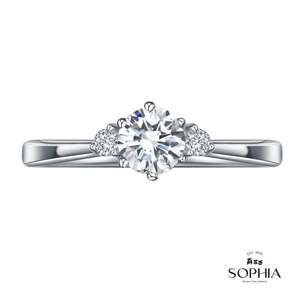 SOPHIA 蘇菲亞珠寶 - 寵愛 30分 F/VVS1 18K金 鑽石戒指