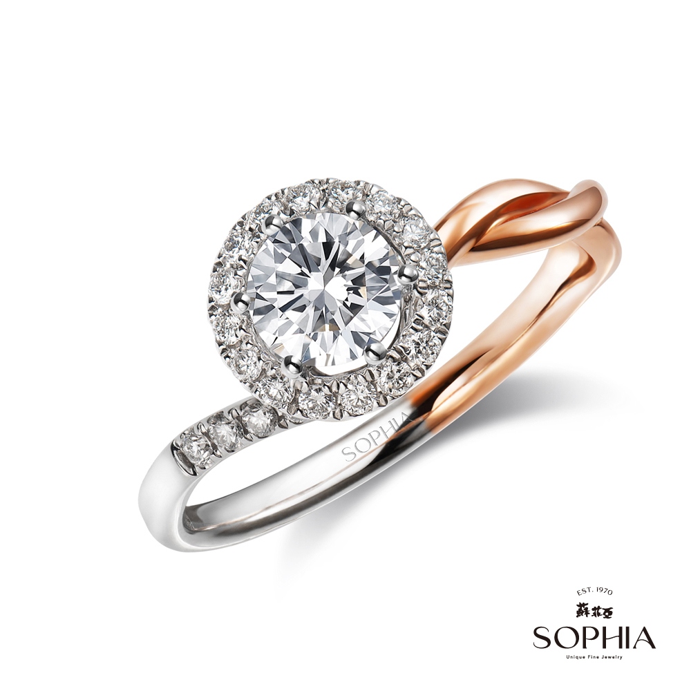 SOPHIA 蘇菲亞珠寶 - 蜜拉貝兒 50分 F/VVS1 18K金 鑽石戒指