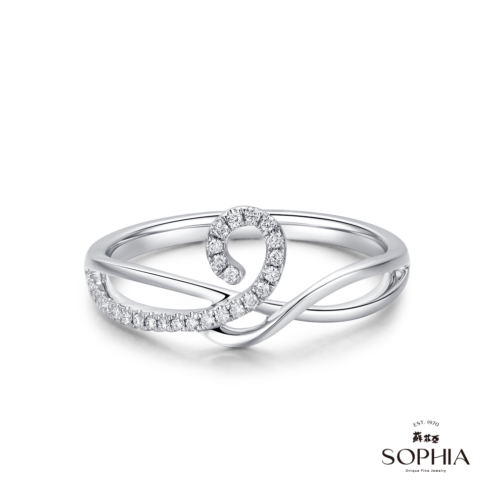 SOPHIA 蘇菲亞珠寶 - 心之旋律 14K金 鑽石戒指