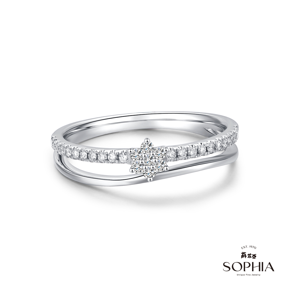 SOPHIA 蘇菲亞珠寶 - 知心 18K金 鑽石戒指