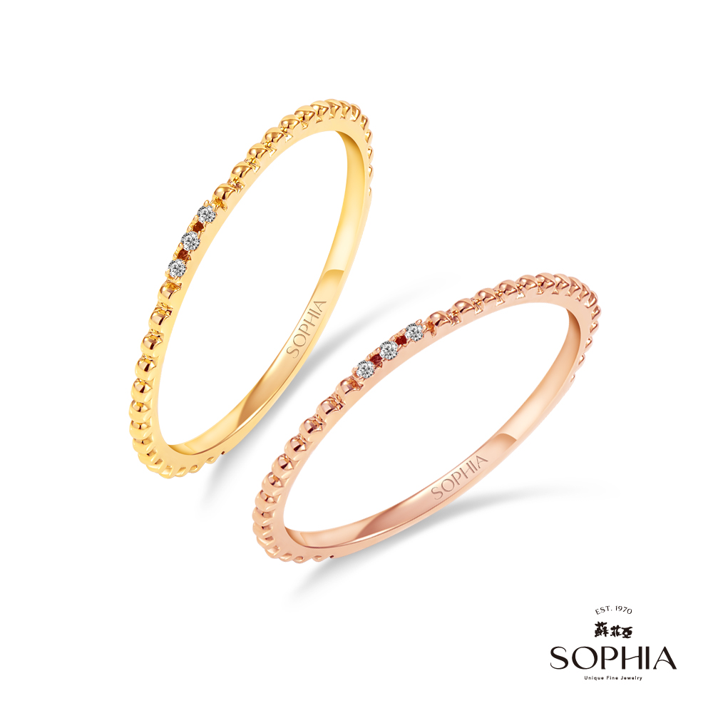 SOPHIA 蘇菲亞珠寶 - 阿芙拉 14K玫瑰金 鑽石戒指