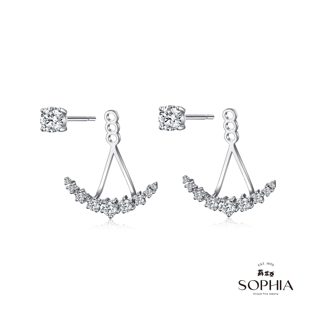 SOPHIA 蘇菲亞珠寶 - 夢娜 10分 18K金 鑽石耳環