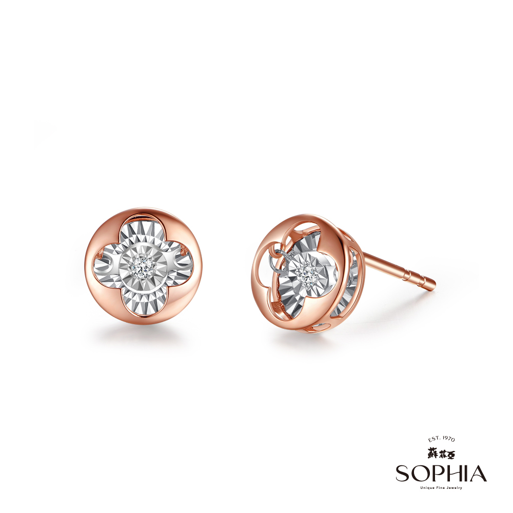 SOPHIA 蘇菲亞珠寶 - 萊拉 18K金 鑽石耳環