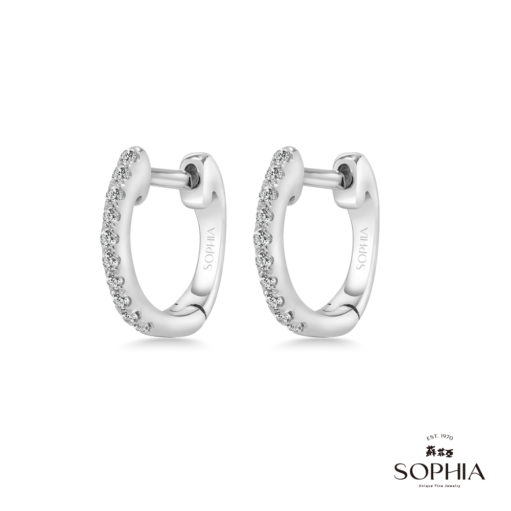 SOPHIA 蘇菲亞珠寶 - 雪倫 18K金 鑽石耳環